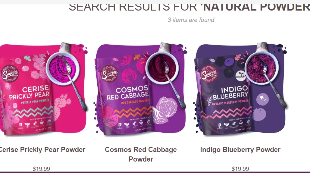 natural powder natural powder