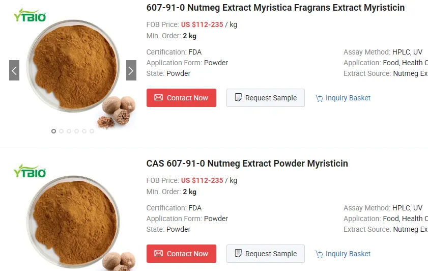 Nutmeg extract