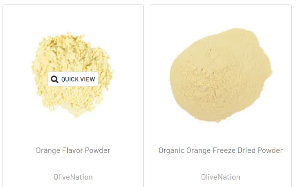 Orange Flavor Powder